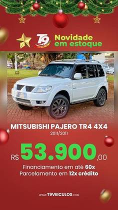MITSUBISHI PAJERO TR4 2.0 4X4 16V FLEX 4P MANUAL MITSUBISHI PAJERO TR4 2.0 4X4 16V FLEX 4P MANUAL